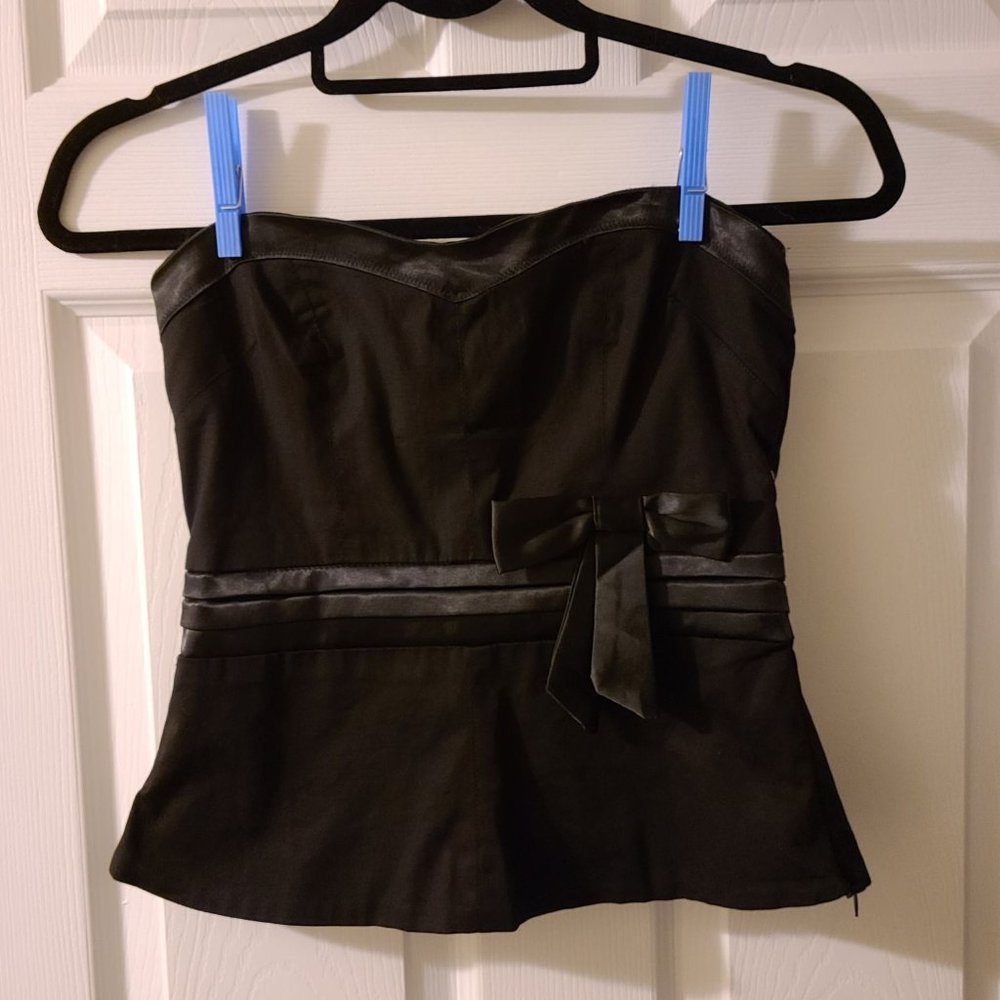 Bow corset top